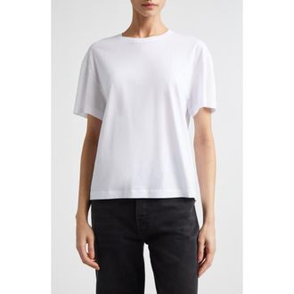 Toteme Classic Crewneck T-Shirt in White at Nordstrom, Size X-Small