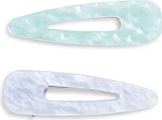 Chelsea28 2-Pack Creaseless Clips in Blue Multi at Nordstrom
