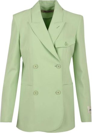 Hinnominate Groene Jas voor Vrouwen - Dames - Blazers - Groen - M - Jassen