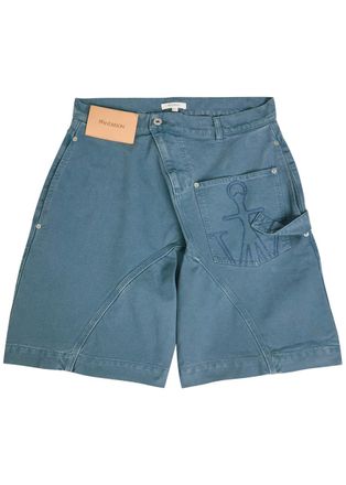 J.W.Anderson Twisted Workwear Canvas Shorts - Blue - 52 (IT52 / XL)
