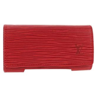 Louis Vuitton Pre-owned Accessories, female, Red, Size: ONE SIZE Pre-owned Key Case