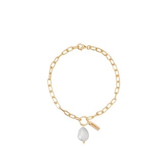 Murkani Aphrodite Goddess Pearl Drop Bracelet Small in Yellow Gold at Nordstrom