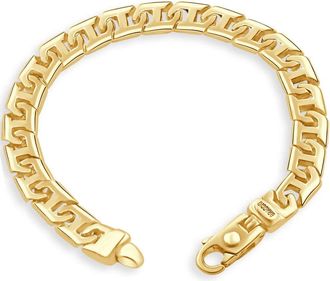 Pompeii3 Mens Link 14k Gold (36gram) or Platinum (59gram) Bracelet 8.5