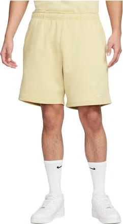 Nike Solo Swoosh Fleece Shorts Yellow DV3056-783
