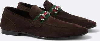Gucci Gucci Como Horsebit suede loafers