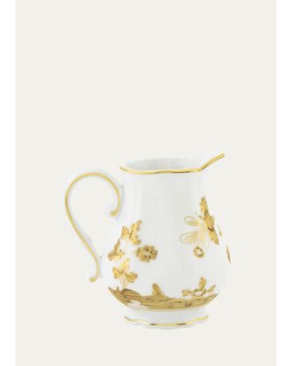Ginori 1735 Aurum Floral Porcelain Creamer