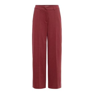 Ichi Pantaloni a gamba larga - - Trousers - Donna - Marrone - 2XL