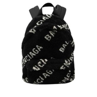 Balenciaga Pre-owned Backpacks, female, Black, Size: ONE SIZE Pre-owned Vintage Backpack