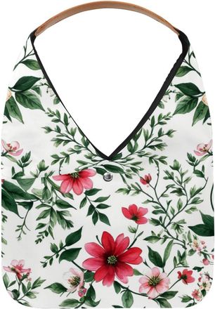 Generic Colorful Flowers Reusable Lightweight Grocery Bags - Foldable Into Compact Pouch, Washable & Sturdy, Multipurpose for Shopping and Travel