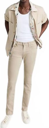 Paige Federal Slim Straight Jeans In Toasted Almond