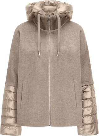 Milestone Azalea Woljas - Dames - Winterjassen - Beige - S - Wol - Jassen