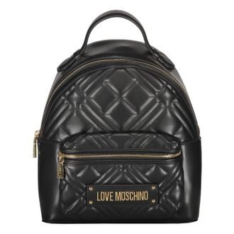 Love Moschino Backpacks, female, Black, Size: ONE SIZE Quilted Backpack