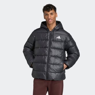 adidas Daunenjacke ADIDAS SPORTSWEAR ESS SD PUF HD J, Herren, Gr. XXL, schwarz, Obermaterial: 100% Polyester. F&uuml;llung: 100% Polyester, Jacken Daunenjacke, Wi