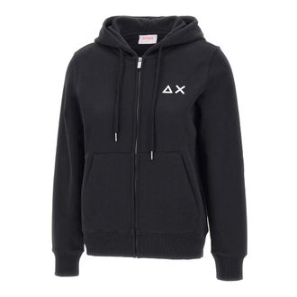 Sun 68 Zip-throughs, female, Black, Size: XL Hoodie Zip Basic