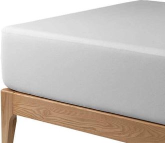 Colchones Aznar Sabana Bajera Protectora Transpirable Respira Para Beb&eacute; Blanco - 60x120 Cm