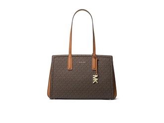 Michael Kors Laila Medium Tote Tote Handbags Brown/Acorn, Leather