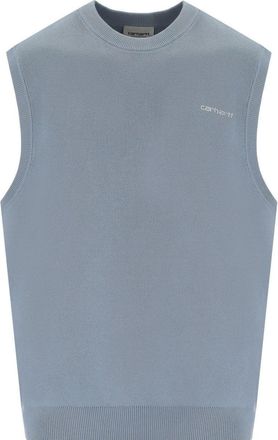Carhartt Work in Progress Carhartt Wip Script Misty Sky Vest