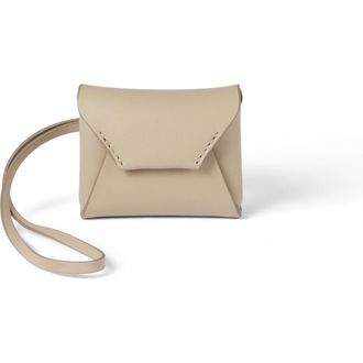 Brunello Cucinelli Calfskin bag charm in Buff at Nordstrom