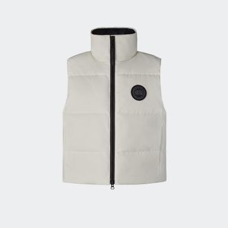 Canada Goose Grandview Cropped Vest Black Disc (Women, Northstar White, XXS)