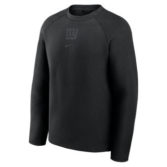 Nike New York Giants Tech Fleece Nike Mens NFL Pullover Crew in Black | 05L6912Z8I-KH0