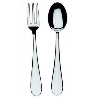 Mepra Natura Serving Set - 2 Pieces in Silver at Nordstrom