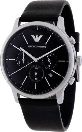 Emporio Armani Minimalist Black Dial Mens Watch AR11774