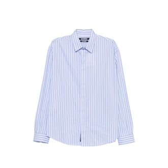 Jacquemus Dog-print Striped Shirt
