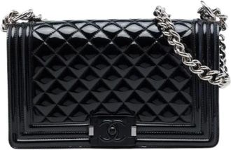 Chanel Pre-owned Boy Flap Schoudertas - Dames - Vintage Schoudertas - Zwart - ONE Size - Leer - Vintage