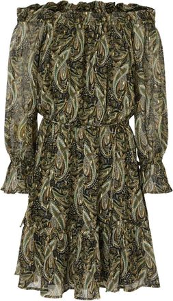 Pinko Abito midi con spalle scoperte - Verde