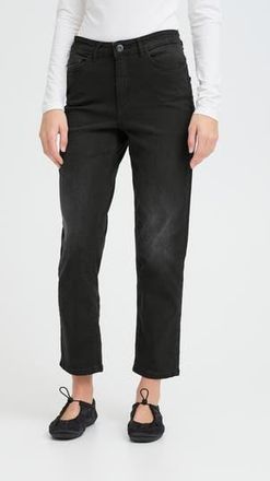 Ichi Ankle Straight Jeans in Black at Nordstrom Rack, Size 27