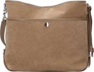 Hogan Hocket Medium Hobo Tas - Dames - Schoudertassen - Beige - ONE Size - Leer - Tassen