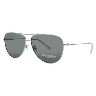 Columbia Mens Silver Tone Rectangular Sunglasses C116SP040