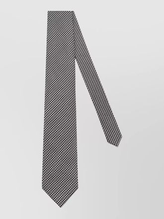 Tom Ford slim silk tie micro pattern texture
