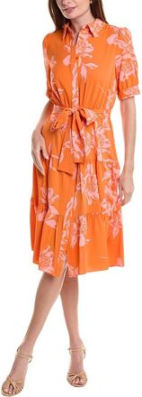Nicole Miller Tie Waist Shirtdress