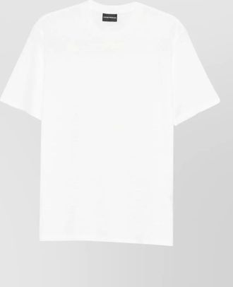 Emporio Armani jacquard logo cotton short-sleeve t-shirt