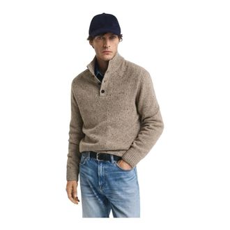 GANT Heren, Truien, Bruin, Maat: 5XL Wol