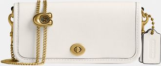 Coach Womens Dinky Bag 14 - White Leather - One Size