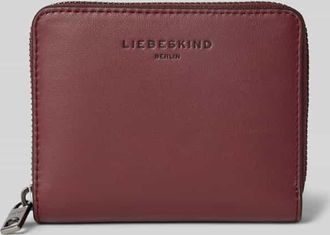 Liebeskind Portemonnaie mit Logo-Prägung Modell Conny in Bordeaux, Größe 1