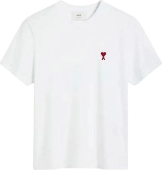 Ami Tops, Heren, Wit, S, Katoen, Ami de Coeur T-shirt