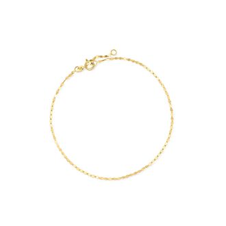 RS Pure by Ross-Simons Italian 1.6mm 14kt Yellow Gold Lumachina-Chain Anklet