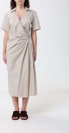 Liviana Conti Abito Hannah midi in misto cotone