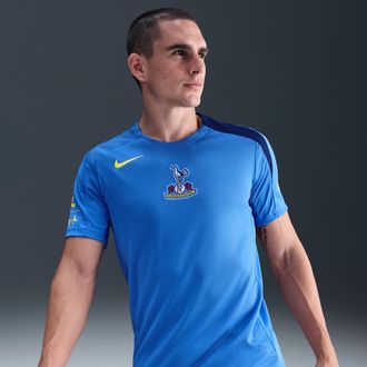 Nike Tottenham Hotspur Strike Third Nike Mens Dri-FIT Total 90 Soccer Short-Sleeve Top in Blue | HM3347-428