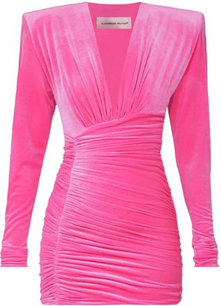 Alexandre Vauthier Zwarte Pailletten Korte Jurk - Dames - Korte kleedjes - Roze - S - Pailletten - Kleedjes