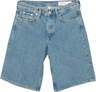 Rag & Bone Dames, Korte broeken, Blauw, Maat: W25 Katoen