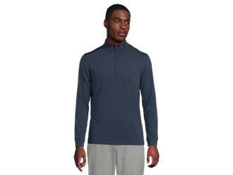 Vineyard Vines Performance Club Quarter-zip Mens Sweatshirt Blue Blazer : LG, Polyester/Spandex