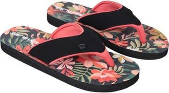 Animal Leaf Print Flip Flops in Bright Orange at Nordstrom, Size 10