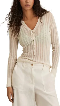 Reiss Saman Knitted Top