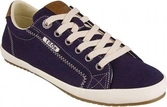 Taos Womens Star Burst Sneaker In Navy/tan