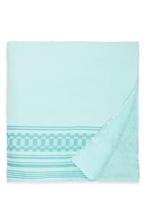 Nordstrom Rack Oversize Turkish Cotton Terry Beach Towel in Blue Glacier Multi at Nordstrom Rack