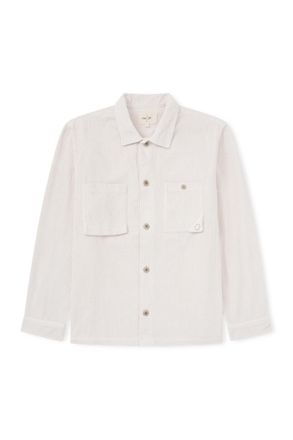 Folk Anniversary Patch Cotton-Corduroy Overshirt